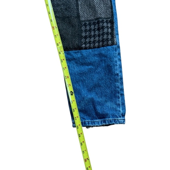 Banana Republic The Beau Patch Denim Jeans Distressed Patches Size 28/6 - Picture 5 of 9